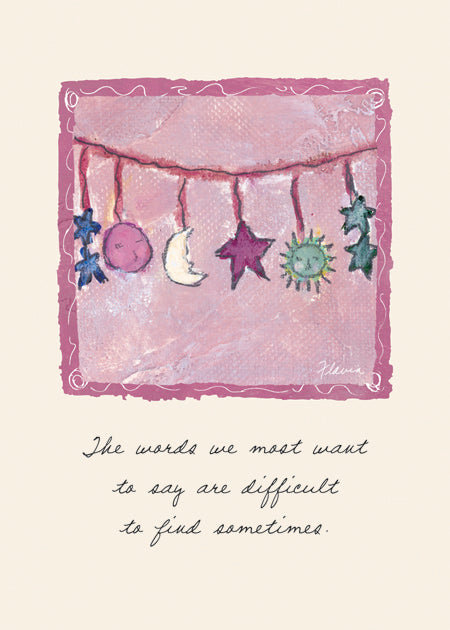 Celestial String - a Flavia Weedn inspirational greeting card 0003-2107