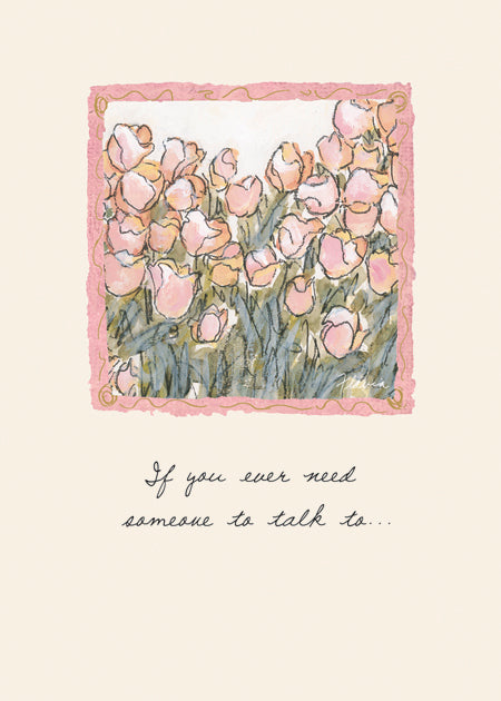 Someone to talk to - a Flavia Weedn inspirational greeting card 0003-2111