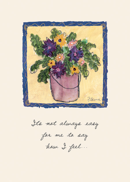 Flower Bucket - a Flavia Weedn inspirational greeting card 0003-2121