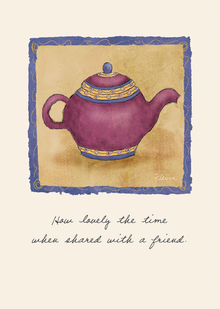 Time Spent with a Friend - a Flavia Weedn inspirational greeting card 0003-2161