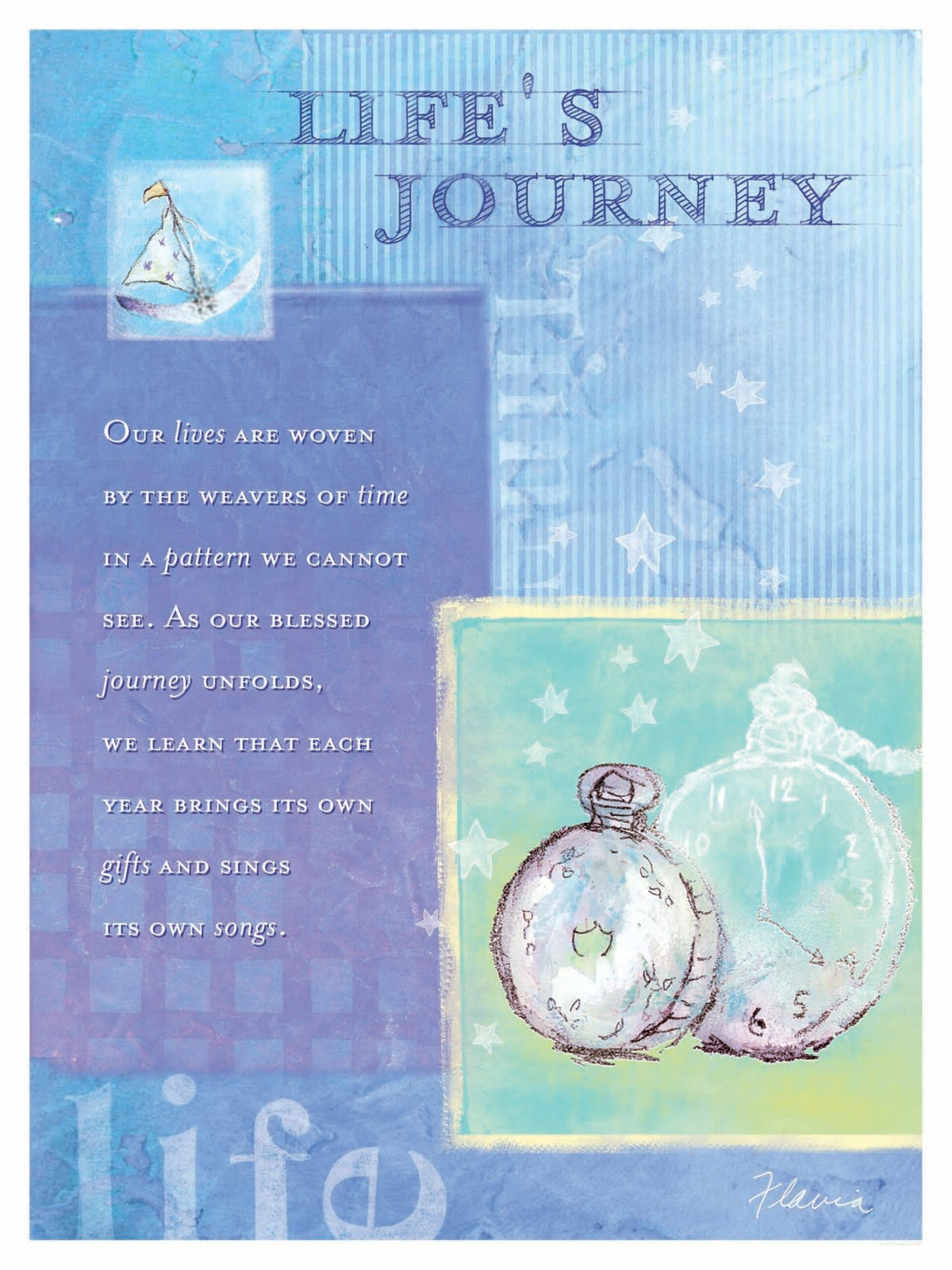 Life's Journey - by Flavia Weedn 0003-4355