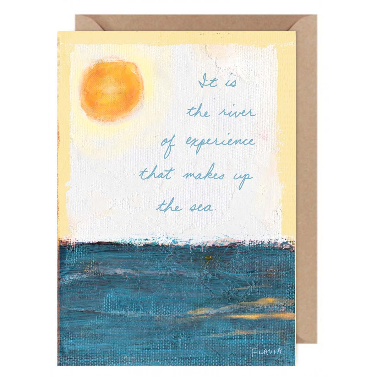 River of Experience - a Flavia Weedn inspirational greeting card 0101-0021