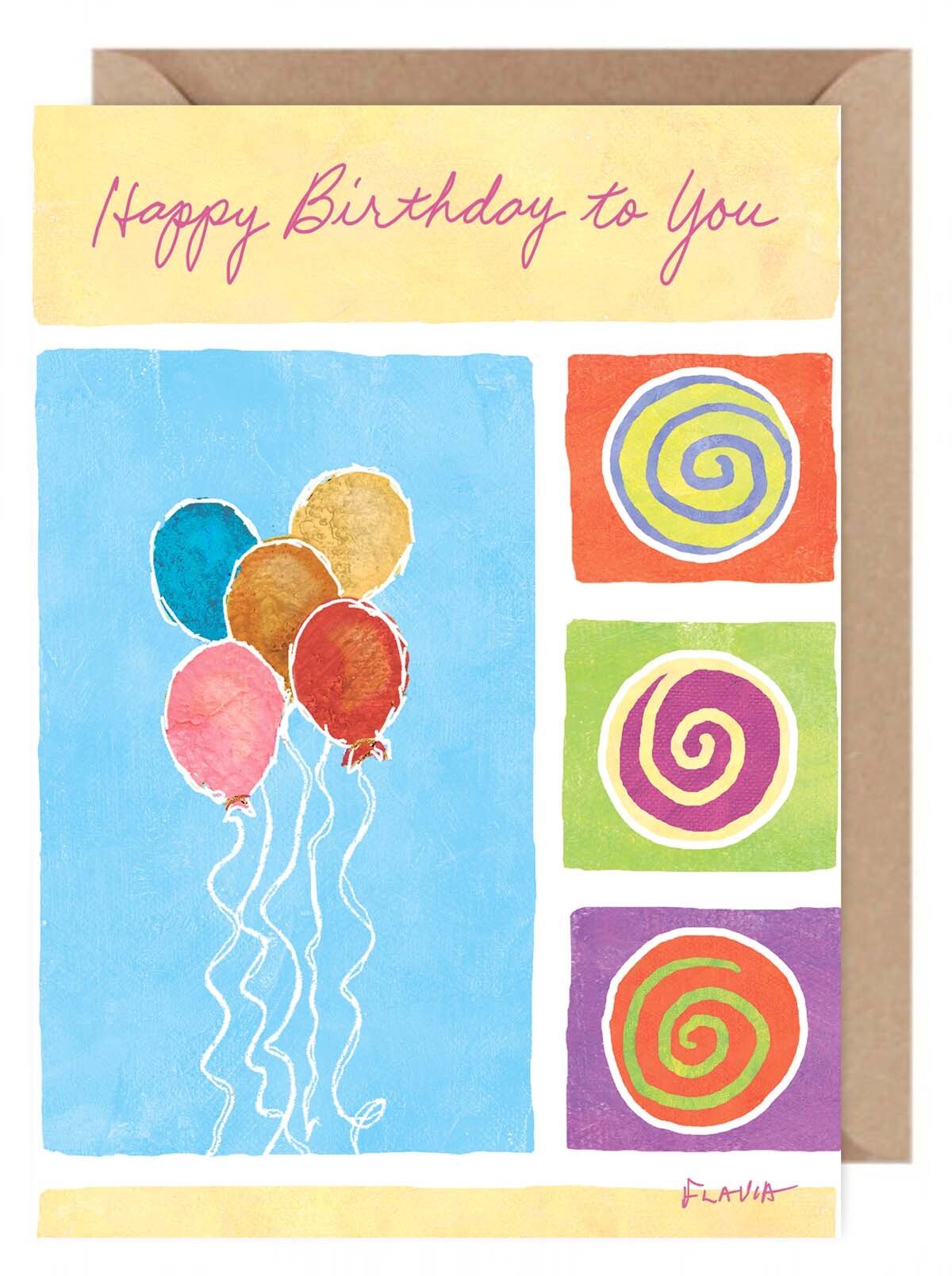 Happy Birthday To You - a Flavia Weedn inspirational greeting card 0101-0063