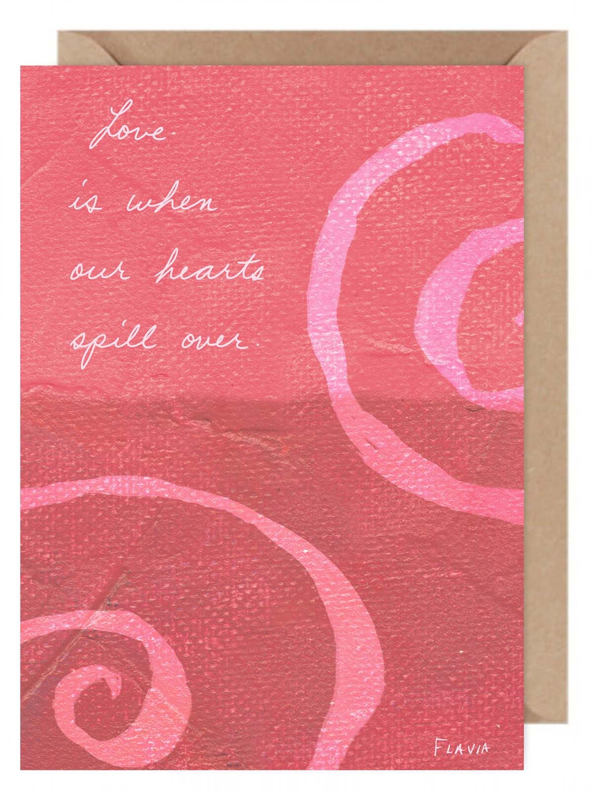 Love - a Flavia Weedn inspirational greeting card 0101-0074