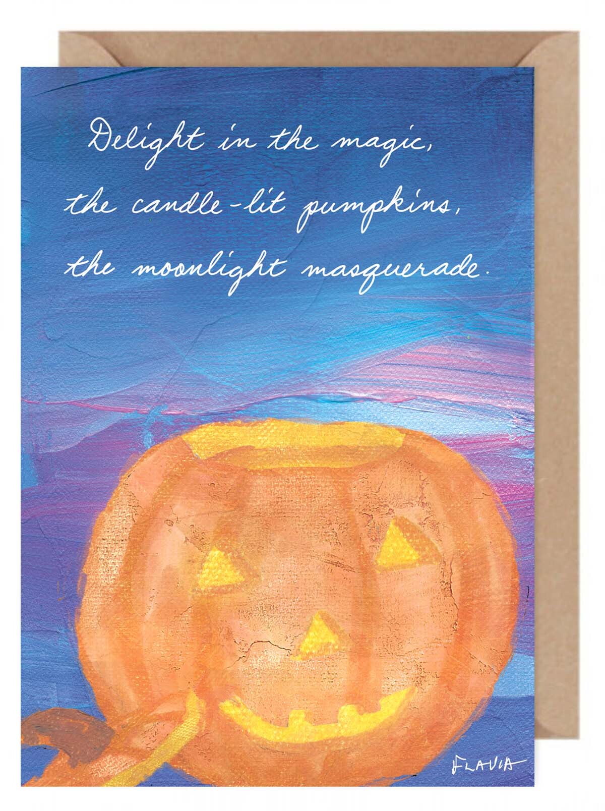Delight In The Magic - a Flavia Weedn inspirational greeting card 0101-0086
