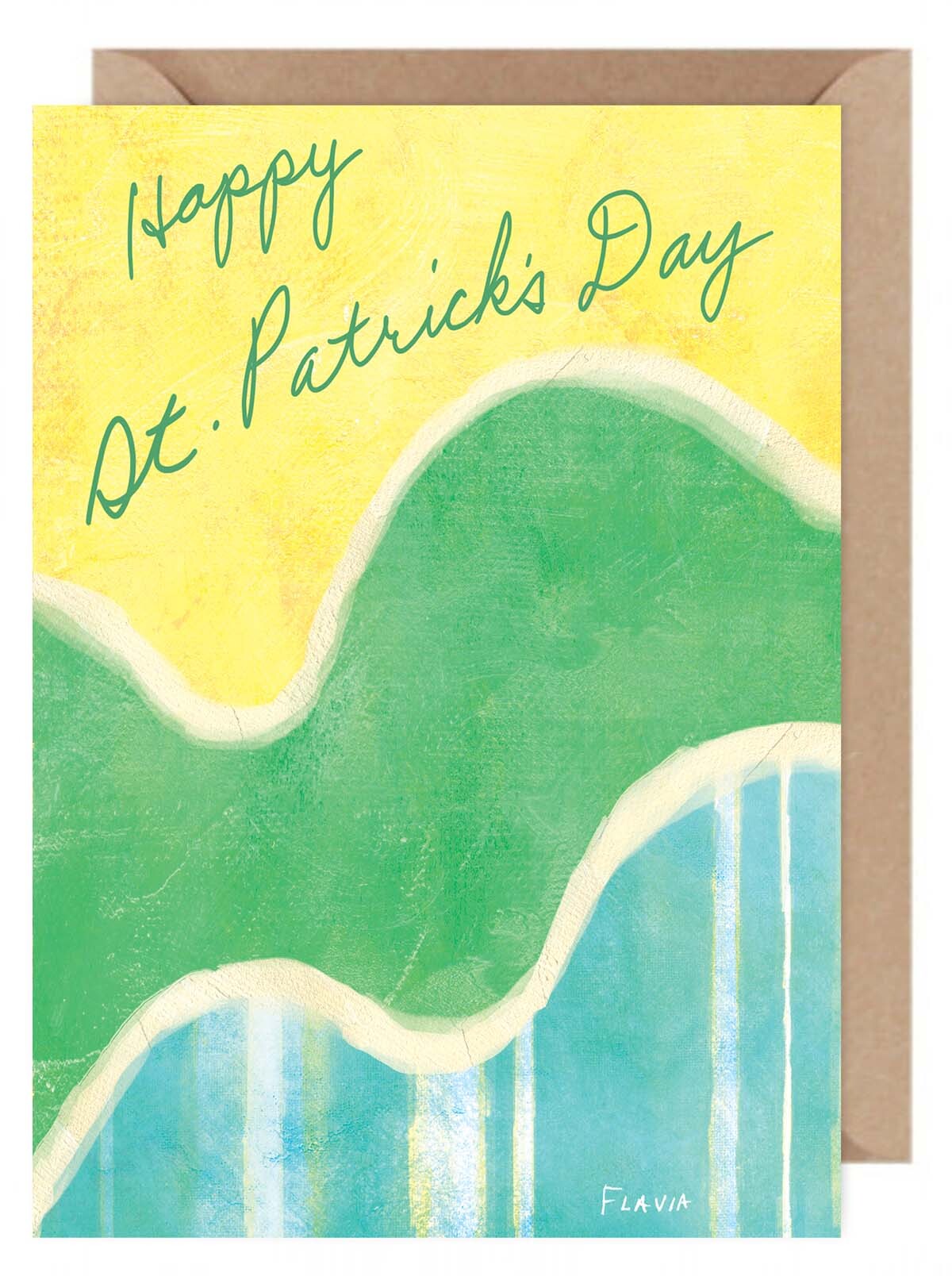 Happy St. Patricks Day - a Flavia Weedn inspirational greeting card 0101-0096