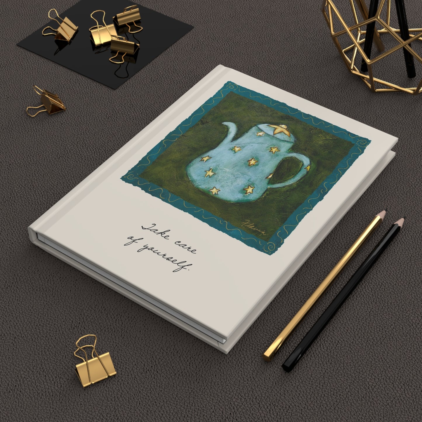 Flavia Classic Hardcover Journal - Take care of yourself