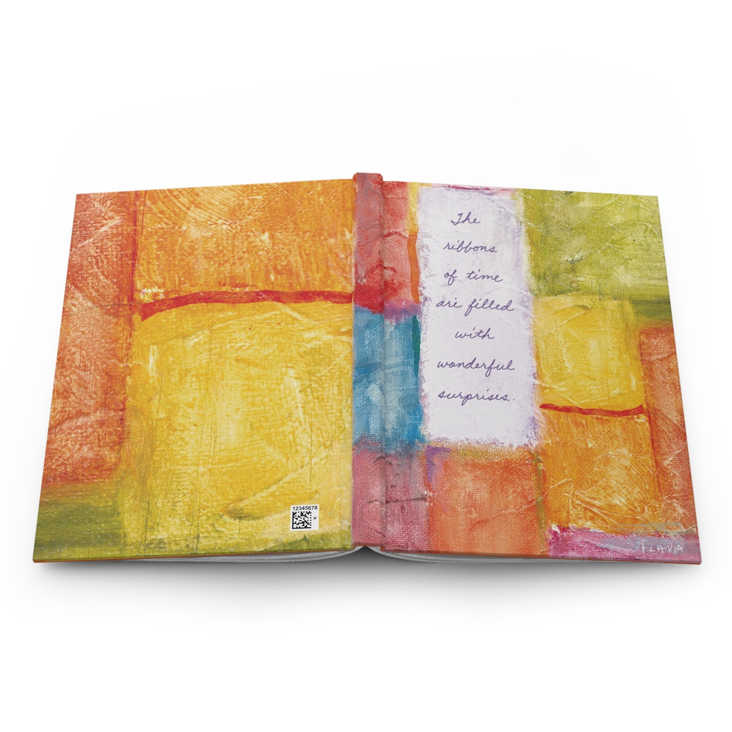 Flavia Hardcover Journal - Ribbons of Time