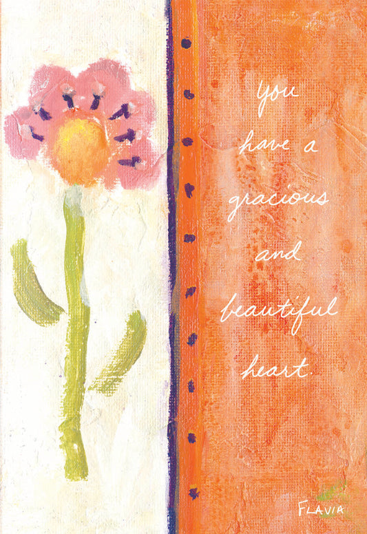 Flower - a Flavia Weedn inspirational greeting card 4242-0001