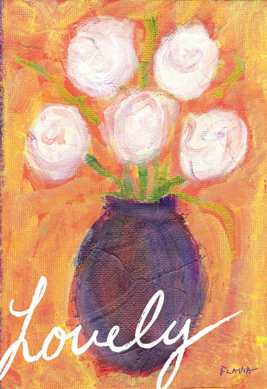 Lovely - a Flavia Weedn inspirational greeting card 4242-0004