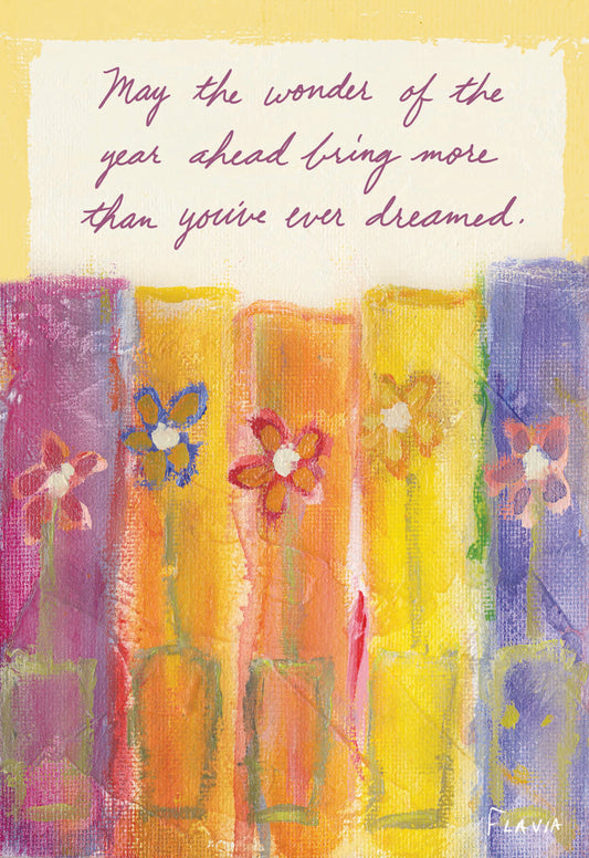 Wonder - a Flavia Weedn inspirational greeting card 4242-0011