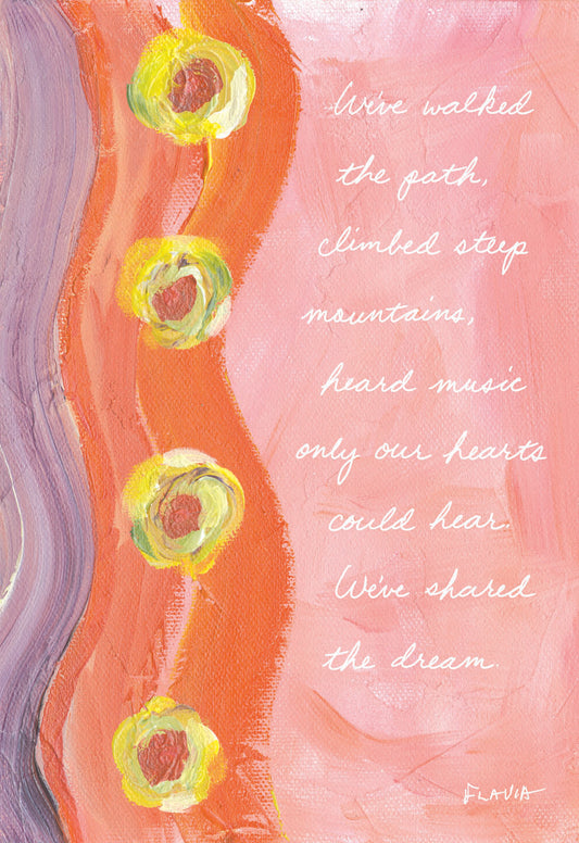 Shared Dream - a Flavia Weedn inspirational greeting card 4242-0020