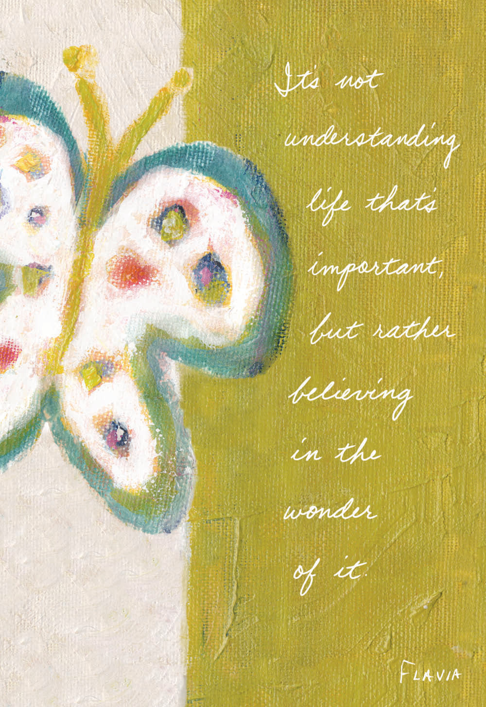 Believing - a Flavia Weedn inspirational greeting card 4242-0031