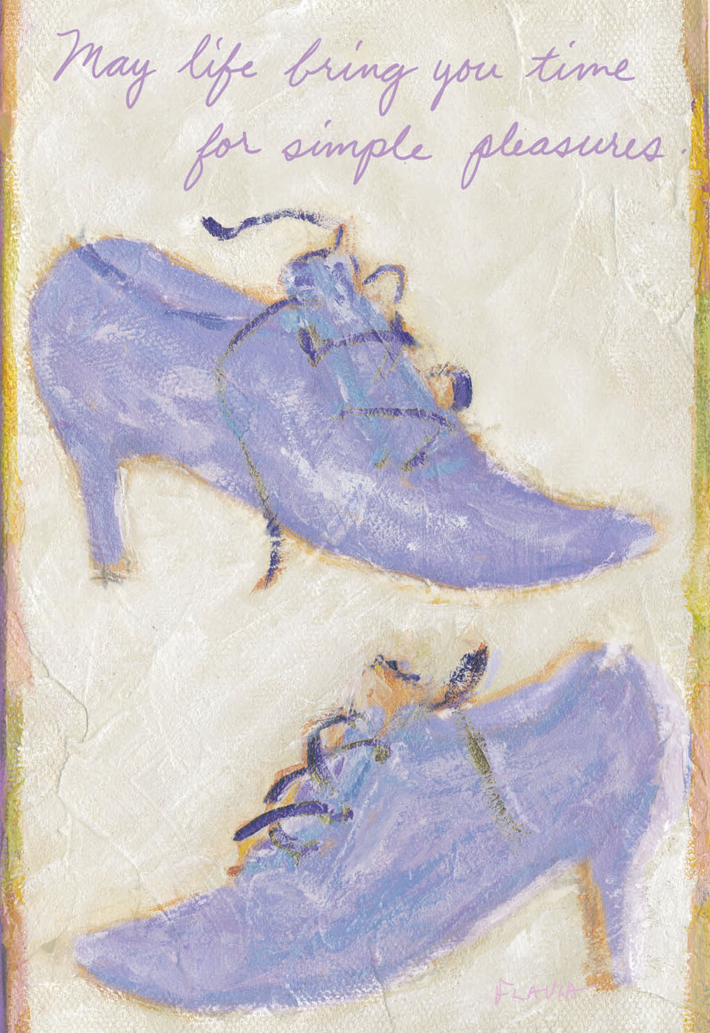 Simple Pleasures - a Flavia Weedn inspirational greeting card 4242-0076