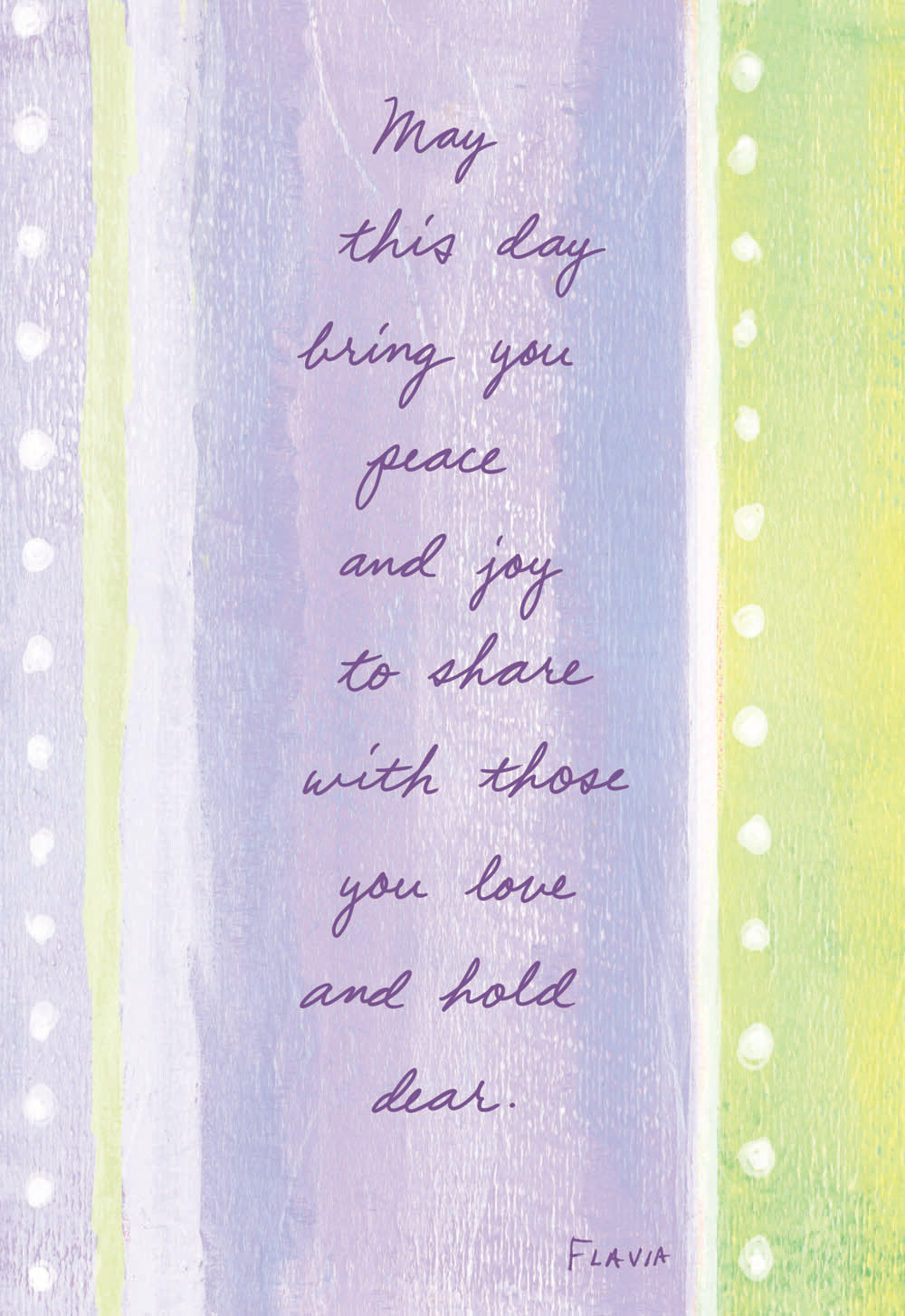 Peace and Joy - a Flavia Weedn inspirational greeting card 4242-0089