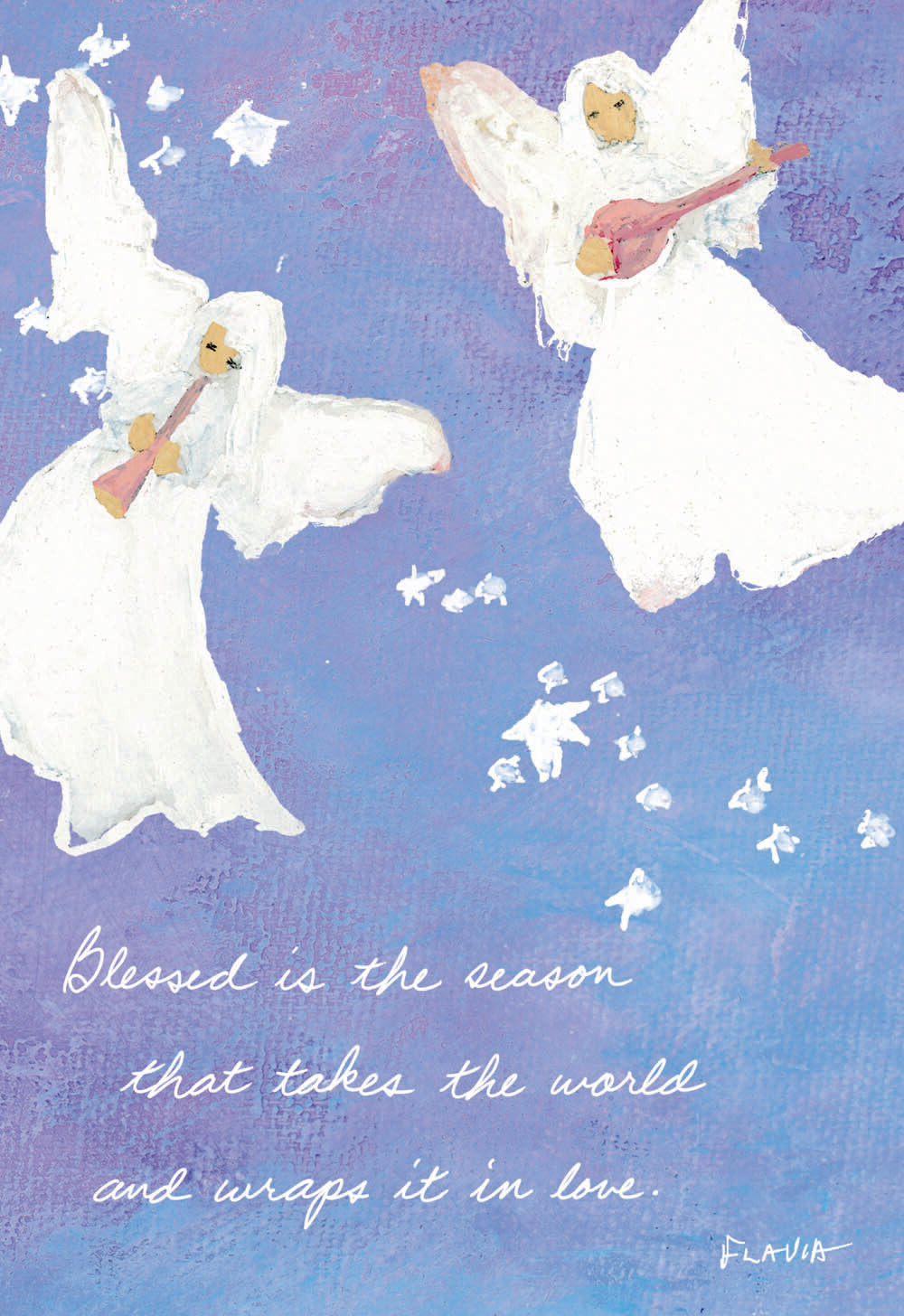 Blessed is the Season - a Flavia Weedn inspirational greeting card 4242-0137