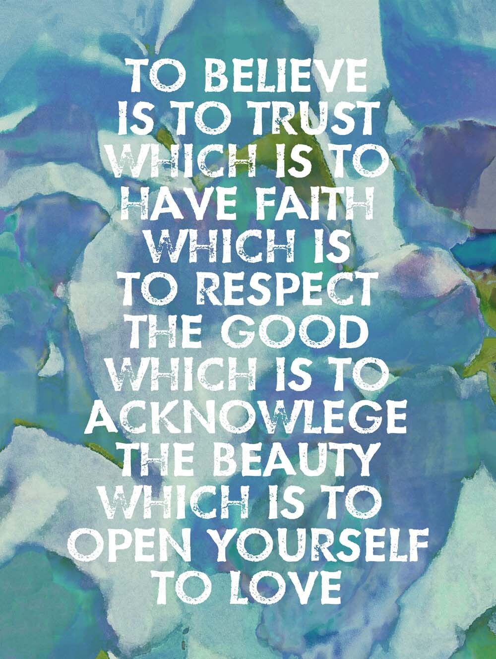 To Believe Is To Trust 4444-0059