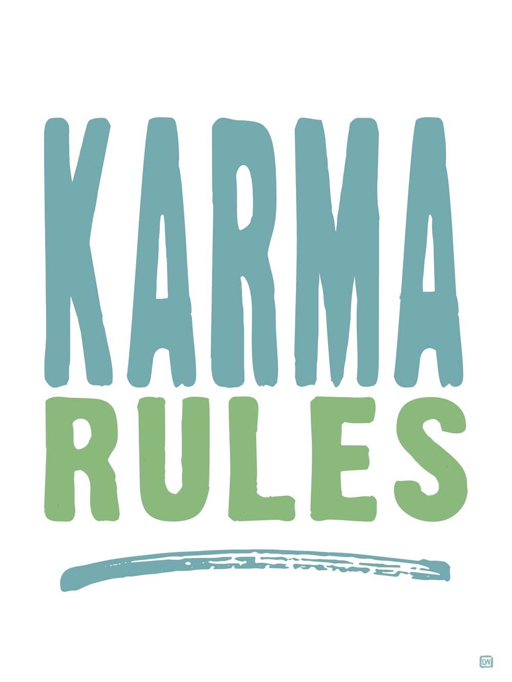 Karma Rules 4444-0114