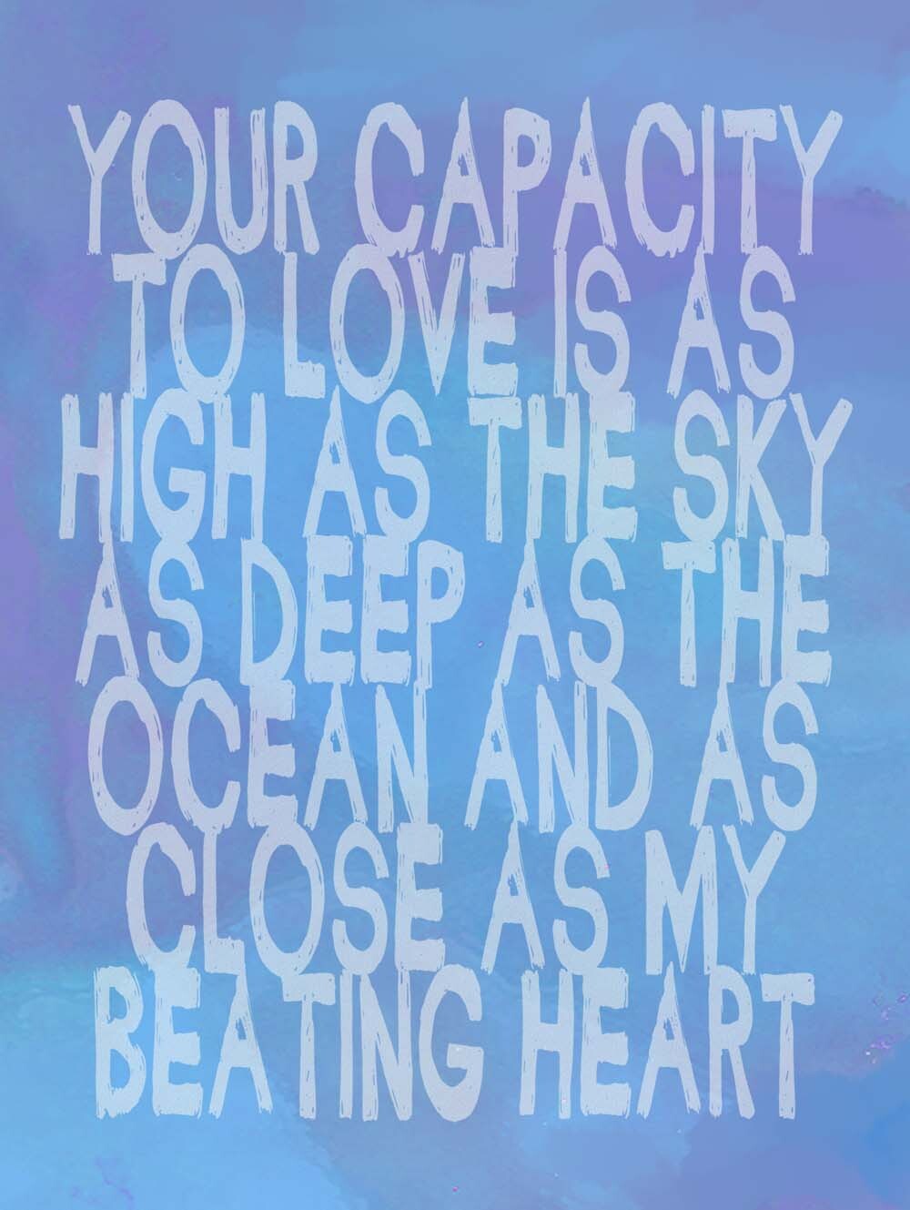 Capacity To Love 4444-0126