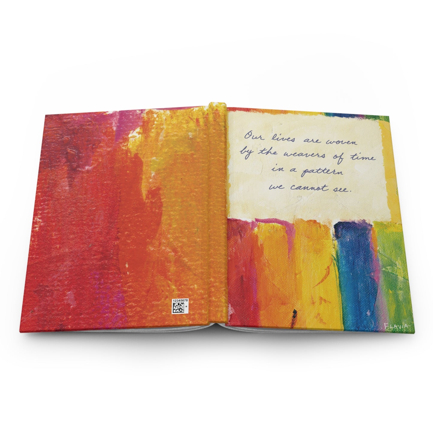 Flavia Tapestry Hardcover Journal - Weavers of Time