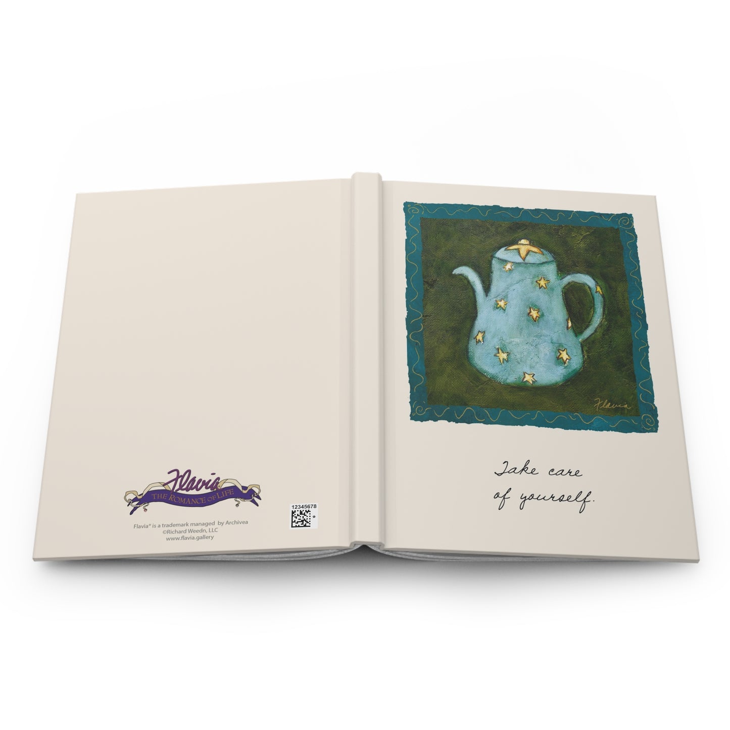 Flavia Classic Hardcover Journal - Take care of yourself