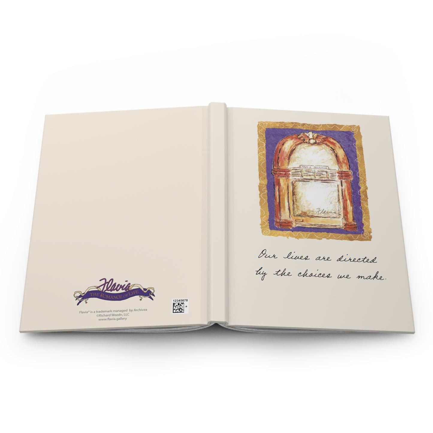 Flavia Classic Hardcover Journal - The choices we make