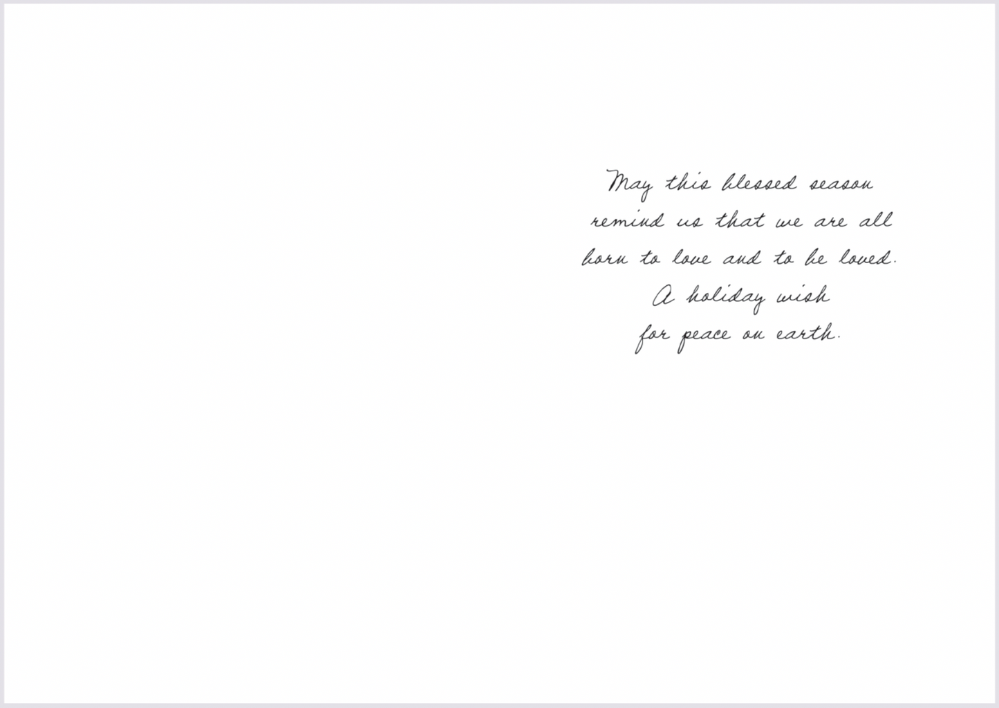 Peaceful Wishes - a Flavia Weedn Classic Christmas Card 0003-6892
