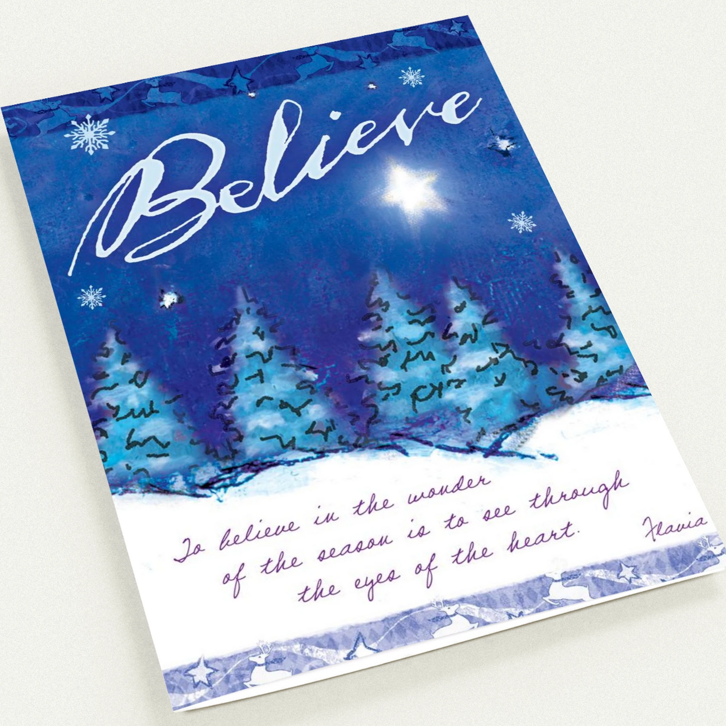 Flavia - Believe "Care Pack" of 12 Holiday Cards for Healthcare and Activities Director Cards 0003-3039