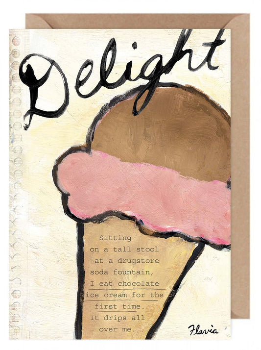 Delight - a Flavia Weedn inspirational greeting card  0002-5918