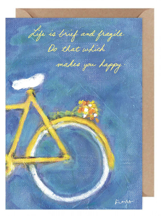 Do what makes you happy - a Flavia Weedn inspirational greeting card  0002-5920