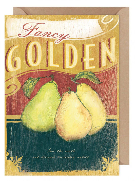 Fancy Golden - a Flavia Weedn inspirational greeting card  0002-8117