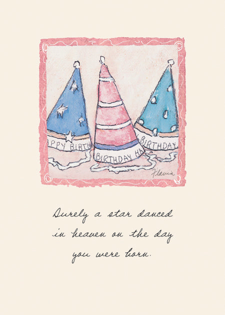 Surely a Star Danced in Heaven - a Flavia Weedn inspirational greeting card 0003-2069