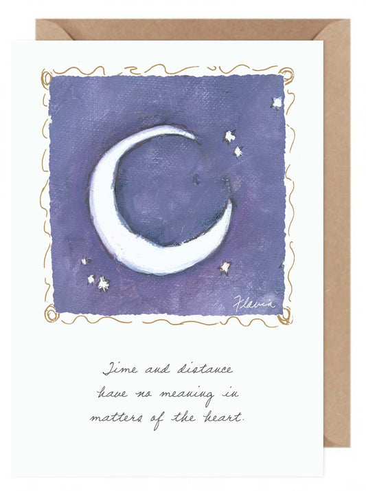 Time and Distance  - a Flavia Weedn inspirational greeting card  0003-2070