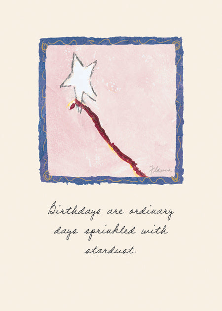 Sprinkled with Stardust - a Flavia Weedn inspirational greeting card  0003-2071