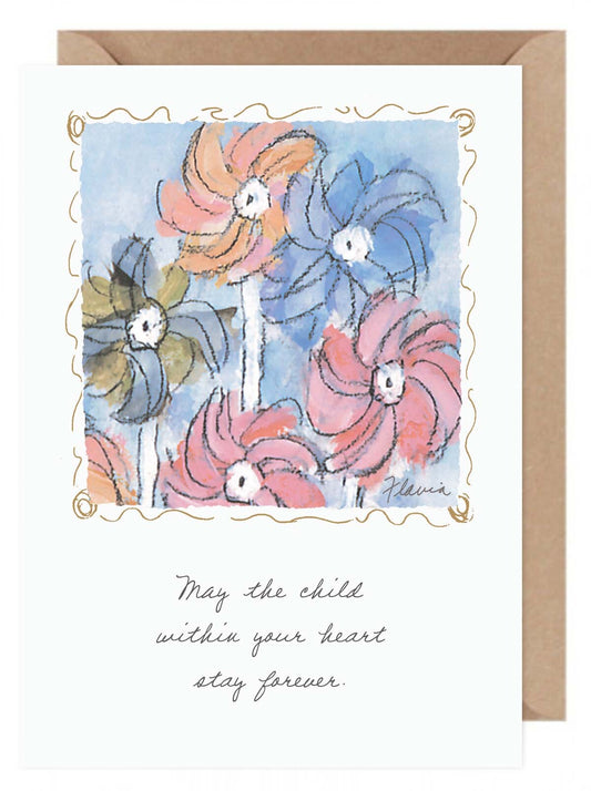Child in Your Heart - a Flavia Weedn inspirational greeting card ) 0003-2075