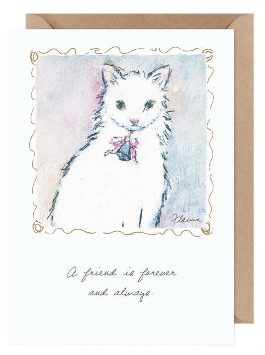 A Friend is Forever  - a Flavia Weedn inspirational greeting card  0003-2076