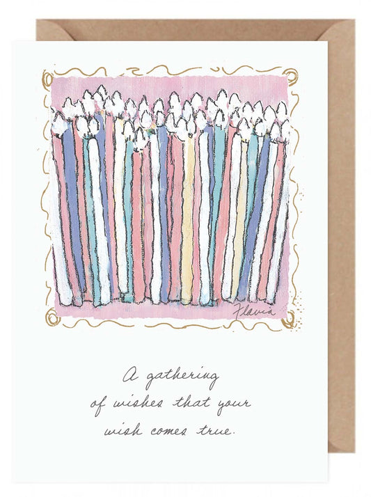 Wishes Come True - a Flavia Weedn inspirational greeting card 0003-2082