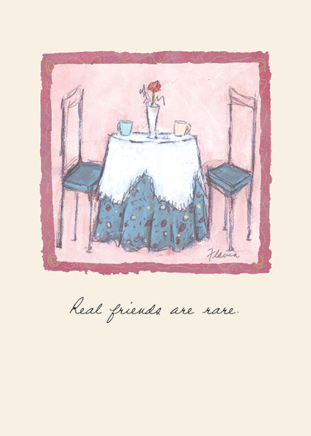 Real Friends - a Flavia Weedn inspirational greeting card 0003-2088