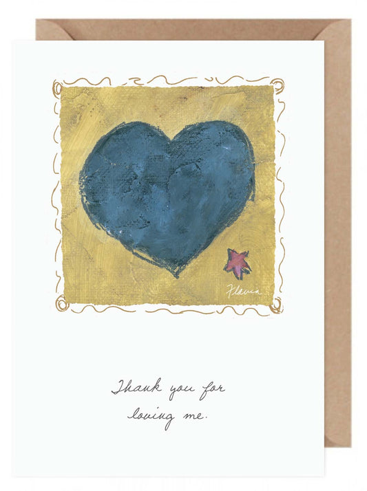 Thank you for Loving Me  - a Flavia Weedn inspirational greeting card 0003-2090