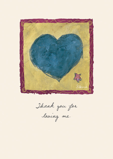 Thank you for Loving Me - a Flavia Weedn inspirational greeting card 0003-2090