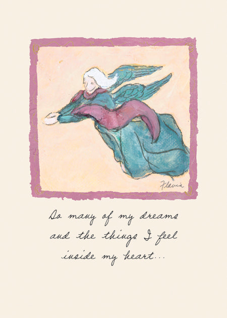 Angel Dreams - a Flavia Weedn inspirational greeting card 0003-2094