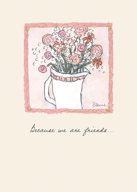 Flower Pitcher - a Flavia Weedn inspirational greeting card 0003-2097