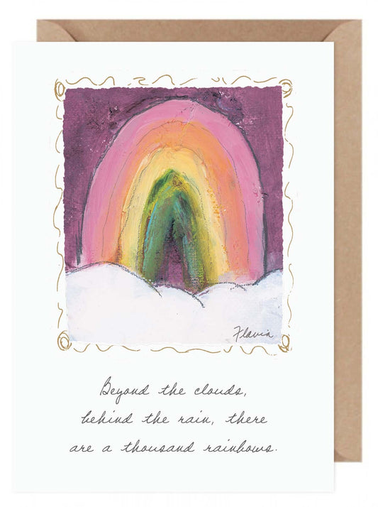 Beyond The Clouds - a Flavia Weedn inspirational greeting card 0003-2100