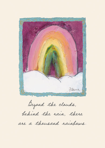Beyond The Clouds - a Flavia Weedn inspirational greeting card 0003-2100