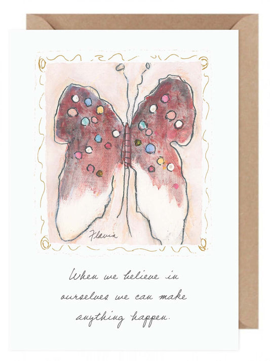 Believe in Miracles  - a Flavia Weedn inspirational greeting card  0003-2102