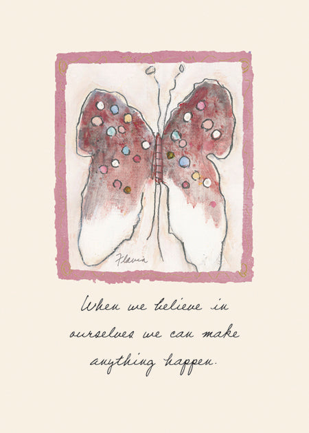 Believe in Miracles - a Flavia Weedn inspirational greeting card 0003-2102