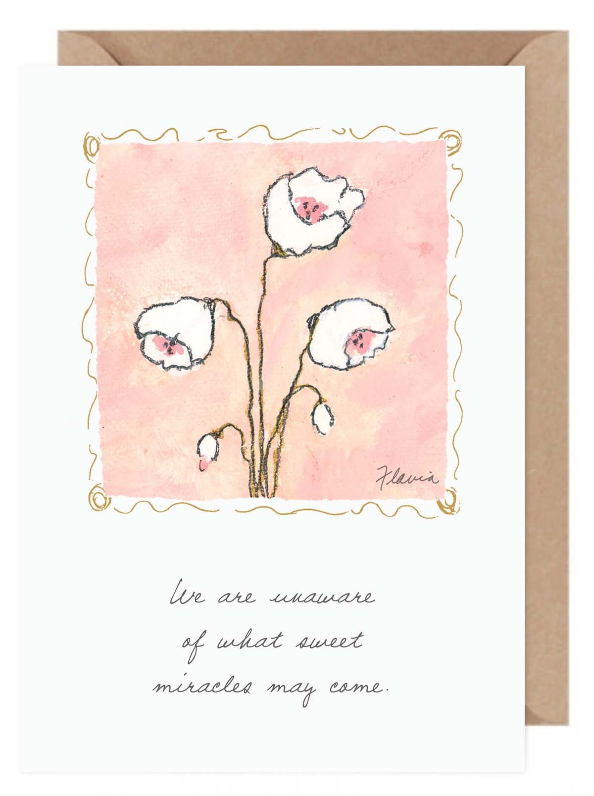 Sweet Miracles  - a Flavia Weedn inspirational greeting card  0003-2105