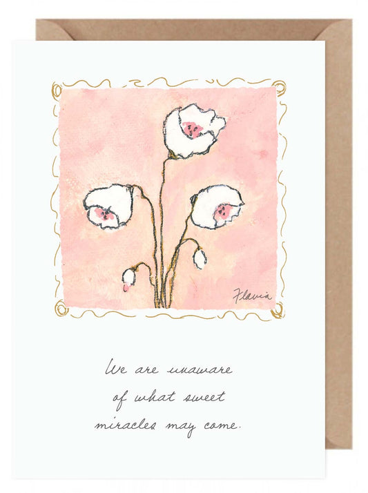Sweet Miracles  - a Flavia Weedn inspirational greeting card  0003-2105
