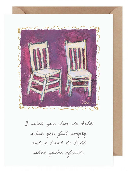 A Hand to Hold - a Flavia Weedn inspirational greeting card  0003-2108