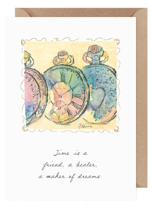 Time - a Flavia Weedn inspirational greeting card 0003-2110